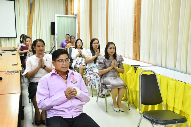 สพป.นครราชสีมา เขต 6 จัดกิจกรรมสวดมนต์ทำวัตรเย็น นั่งสมาธิ ประจำวันพฤหัสบดีที่ 15 พฤษภาคม 2568