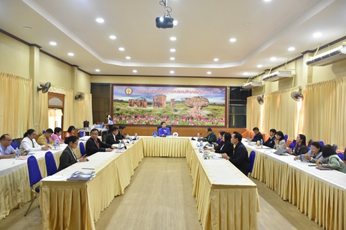 สพป.ชัยภูมิ เขต 1 จัดการประชุมคณะกรรมการติดตาม ตรวจสอบ ประเมินผลและนิเทศการศึกษา (ก.ต.ป.น.) ครั้งที่ 2/2568