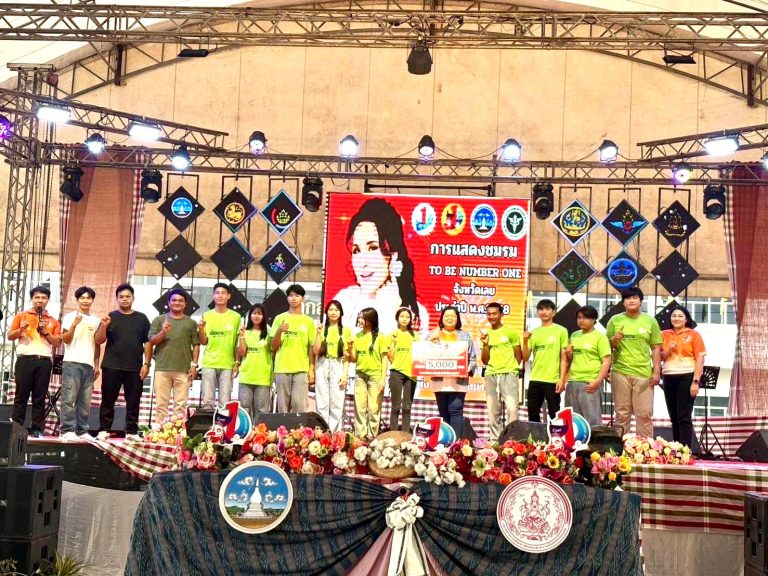 ชมรม TO BE NUMBER ONE โรงเรียนสันติวิทยาสรรพ์ สพม.เลย หนองบัวลำภู  ร่วมแสดงผลงาน ในงาน “ผ้าฝ้าย เมืองเลย” ประจำปี 2568