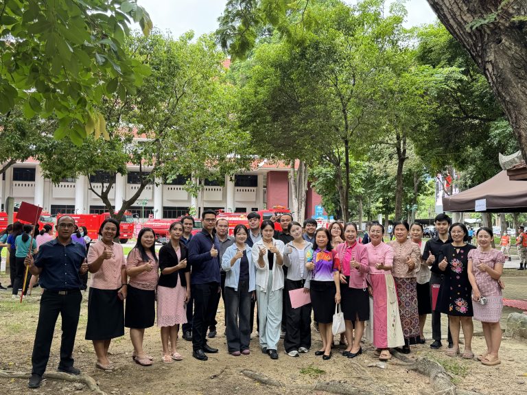 สพม.เชียงใหม่ ร่วมกิจกรรมซ้อมแผนป้องกันภัยจากแผ่นดินไหวและอัคคีภัย
